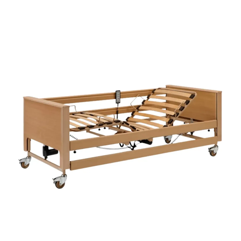 [300-00-01610] Arminia (Elektr.) Zorgbed,houten ligvlak, m/draad