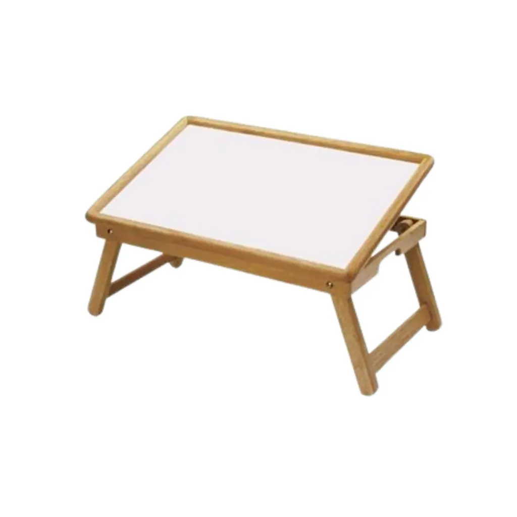 [300-00-02456] Houten tafeltje voor op het bed