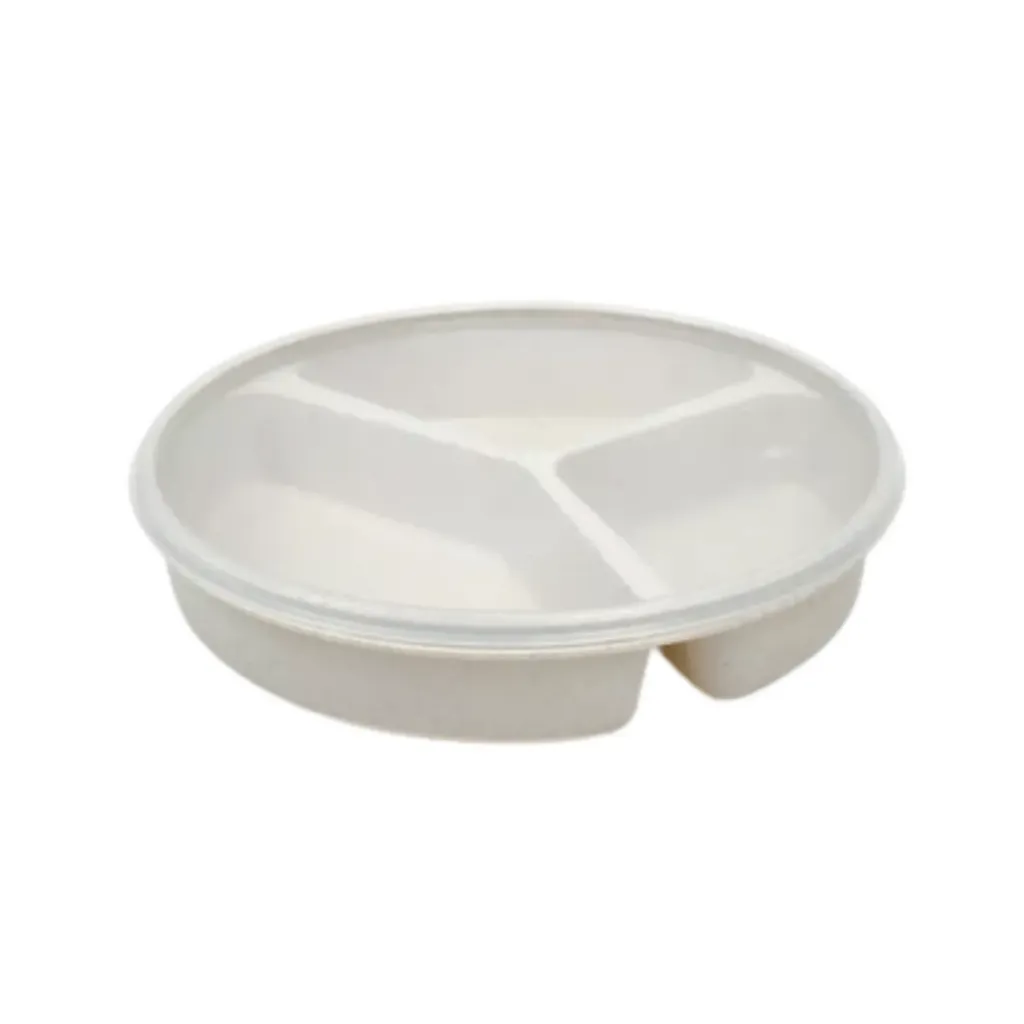 [300-00-03100] Bord met 3 vakken + deksel