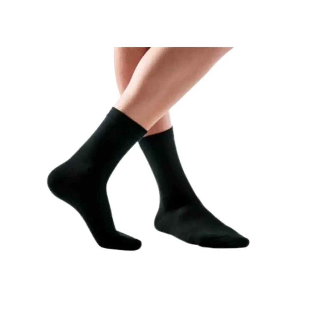 [300-00-04239] Diabeteskousen soft 3 klassiek + spons, zwart