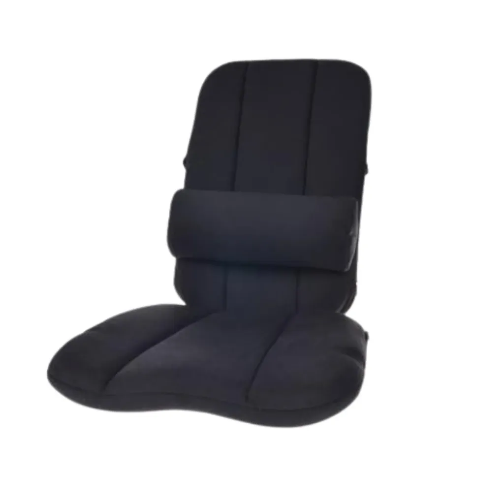 [300-00-04785] Betterback, lage rugsteun met zit, zwart