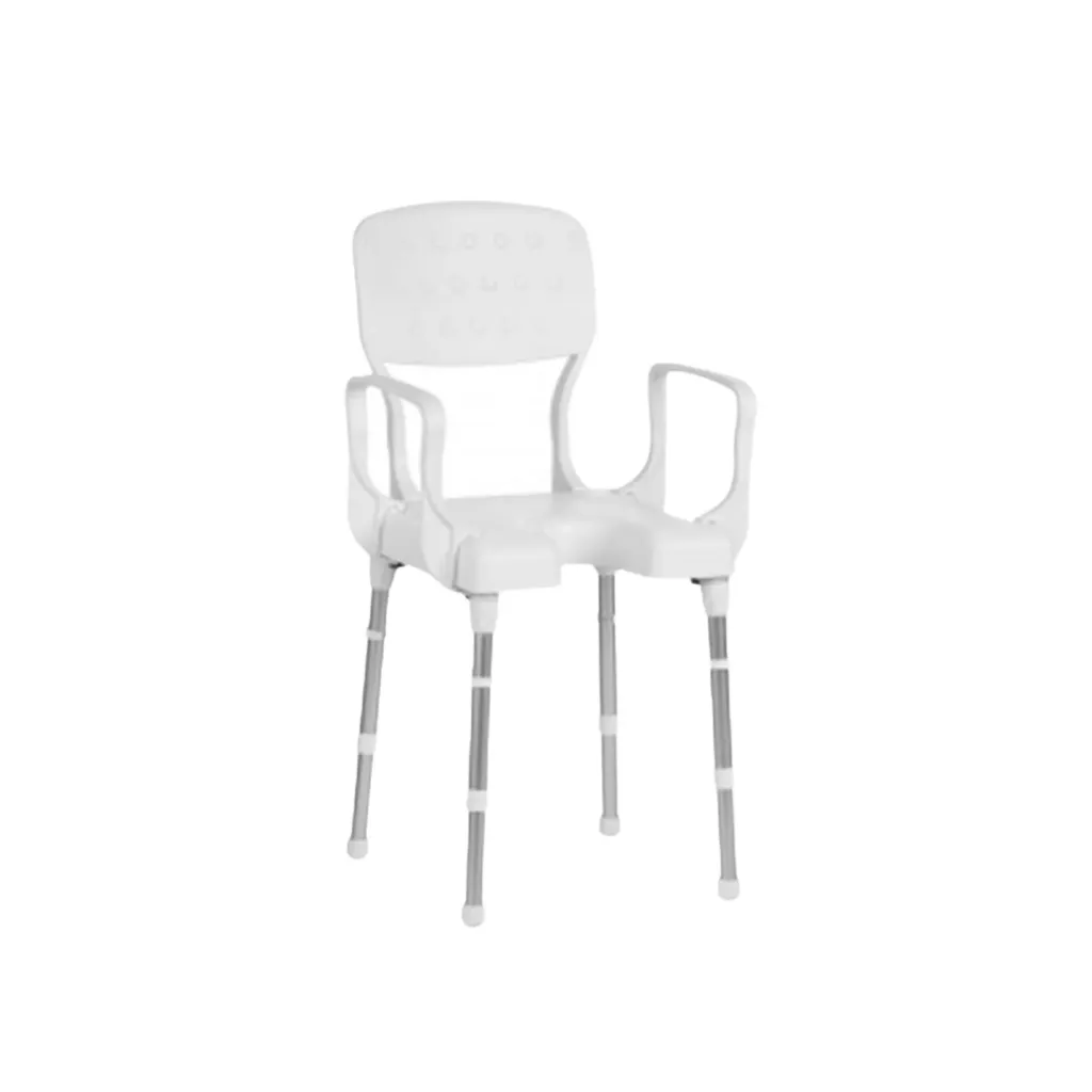 Douchestoel met arm- en rugsteun, Nizza